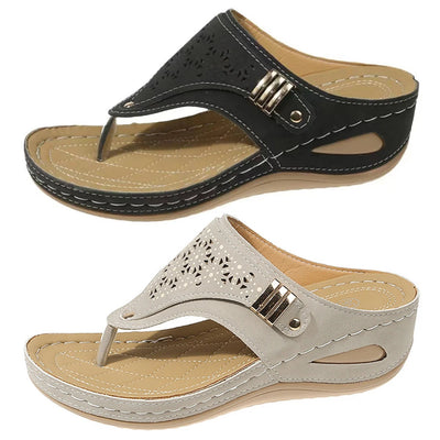 Women’s Orthopedic Clip Toe Wedge Sandals